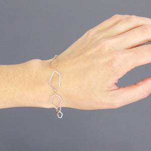 Polla Petra Bracelet - Asymmetrical Geometric Statement Bracelet
