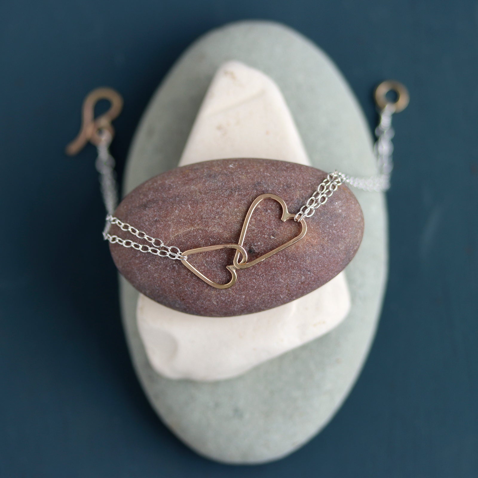 Linked Heart Bracelet