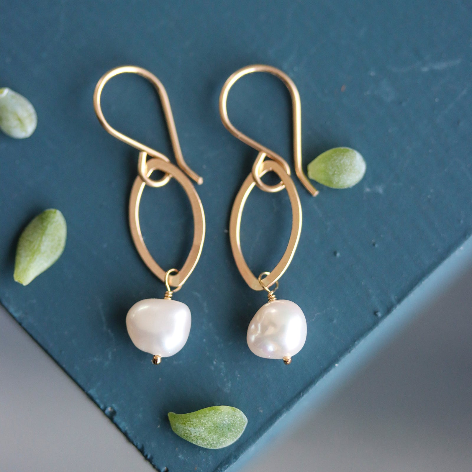 June Pearl Drop Earrings
