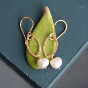 June Pearl Drop Earrings