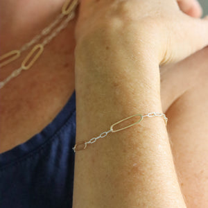 Mira Paperclip Link Bracelet