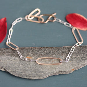 Mira Paperclip Link Bracelet
