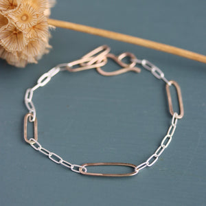 Mira Paperclip Link Bracelet