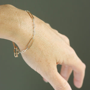 Mira Paperclip Link Bracelet
