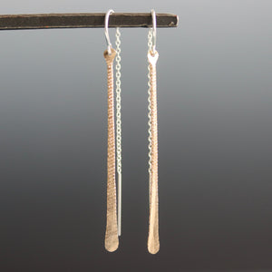 Slim Sparkle Threader Earrings