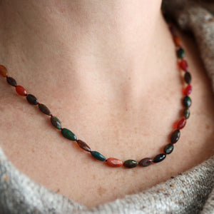 Knotted Opal Necklace