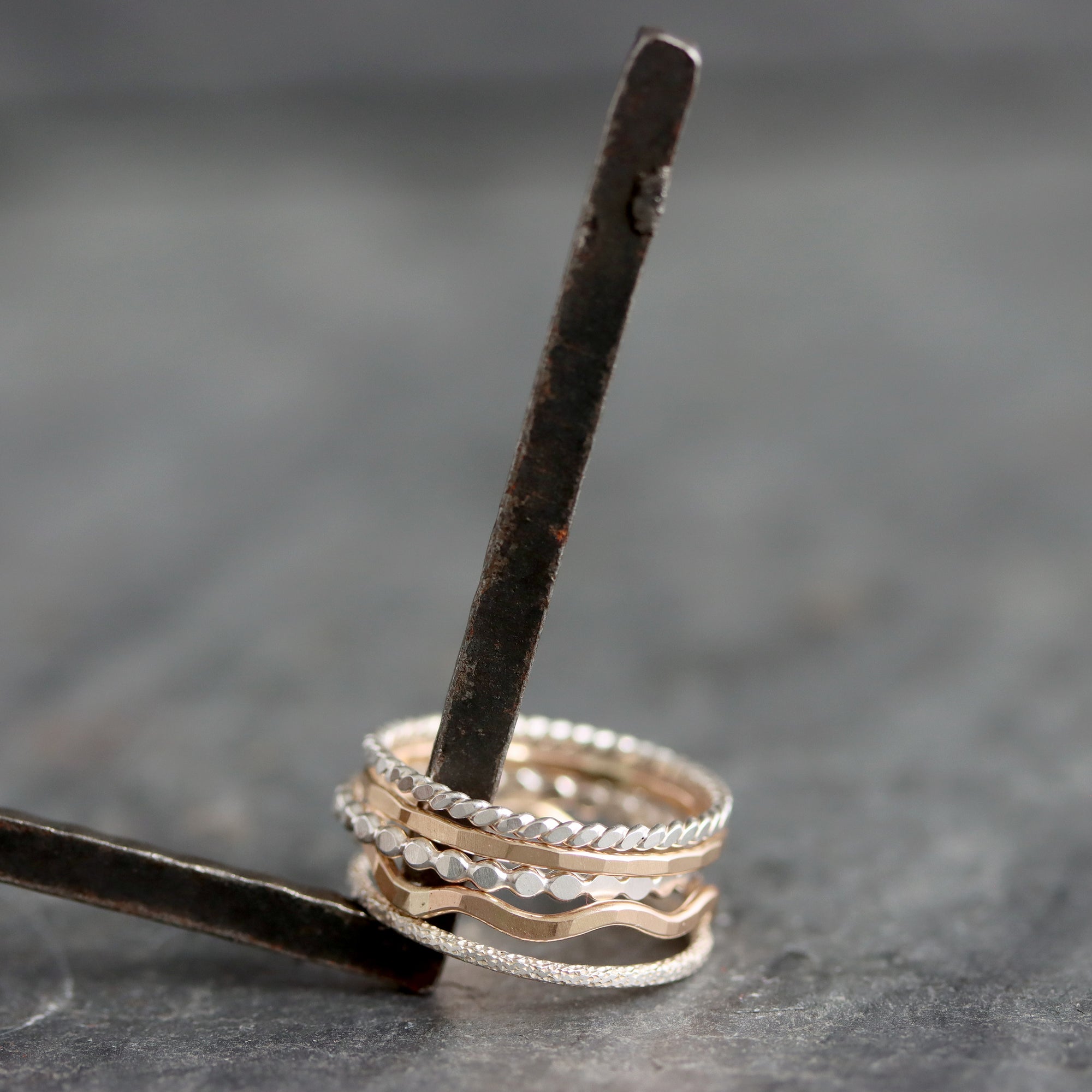 One Of Each Stack: Set of 5 Stacking Rings
