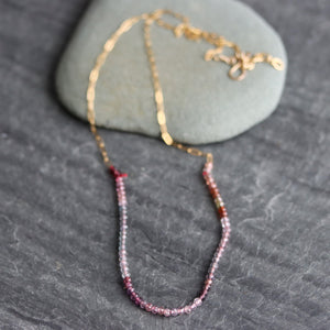 Spinel Wrap Bracelet or Necklace