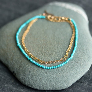 Turquoise Necklace and/or Wrap Bracelet