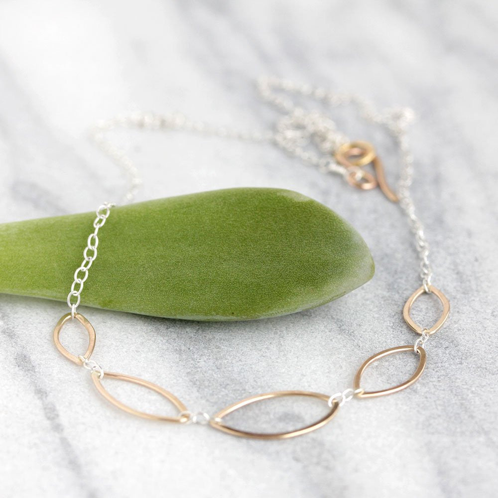 Sibyl Necklace - Delicate Handmade Geometric Design