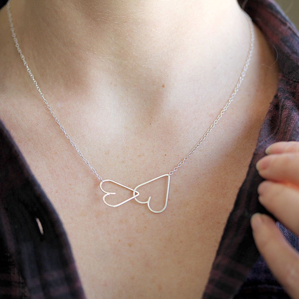 Linked Heart Necklace