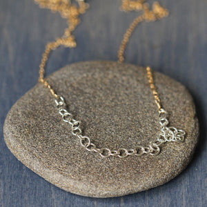 Slip Necklace - Simple Mixed Chain Necklace, Great for Layering