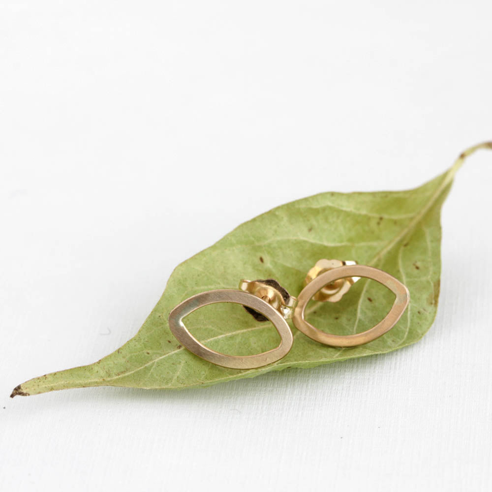 Cat's Eye Post Earrings