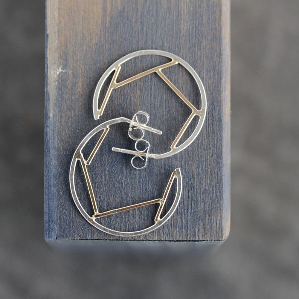 Small Fragment Hoop Earrings