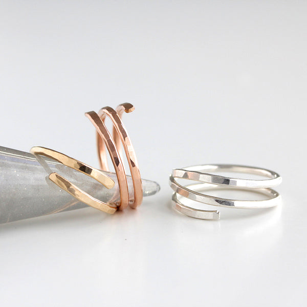 Statement Rings - Bold Geometric Ring Designs - Rebecca Haas Jewelry