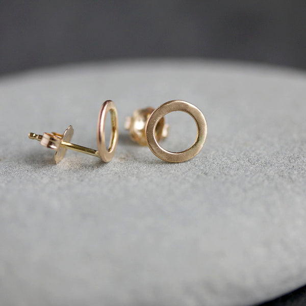 Perfect Posts - Classic Handmade Circle Post Earrings - Rebecca Haas ...