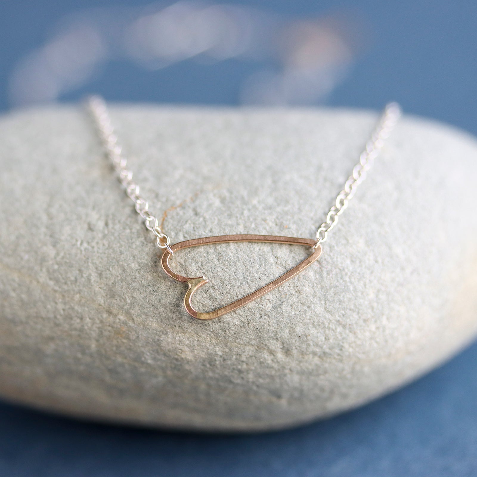 Sideways Heart Necklace