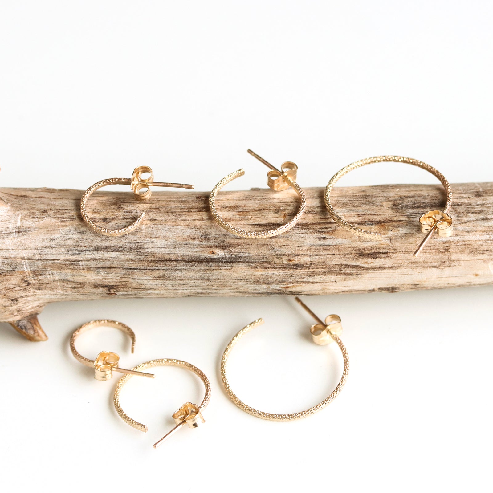 Dainty Sparkle Hoops