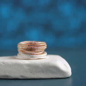 Stardust Stacking Rings