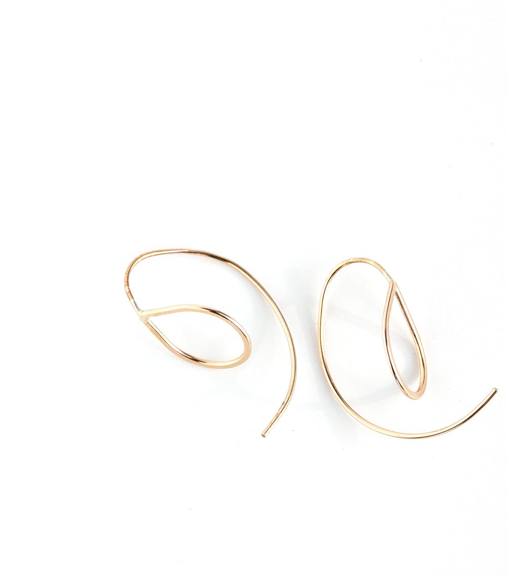 Teardrop Swirl Dangles