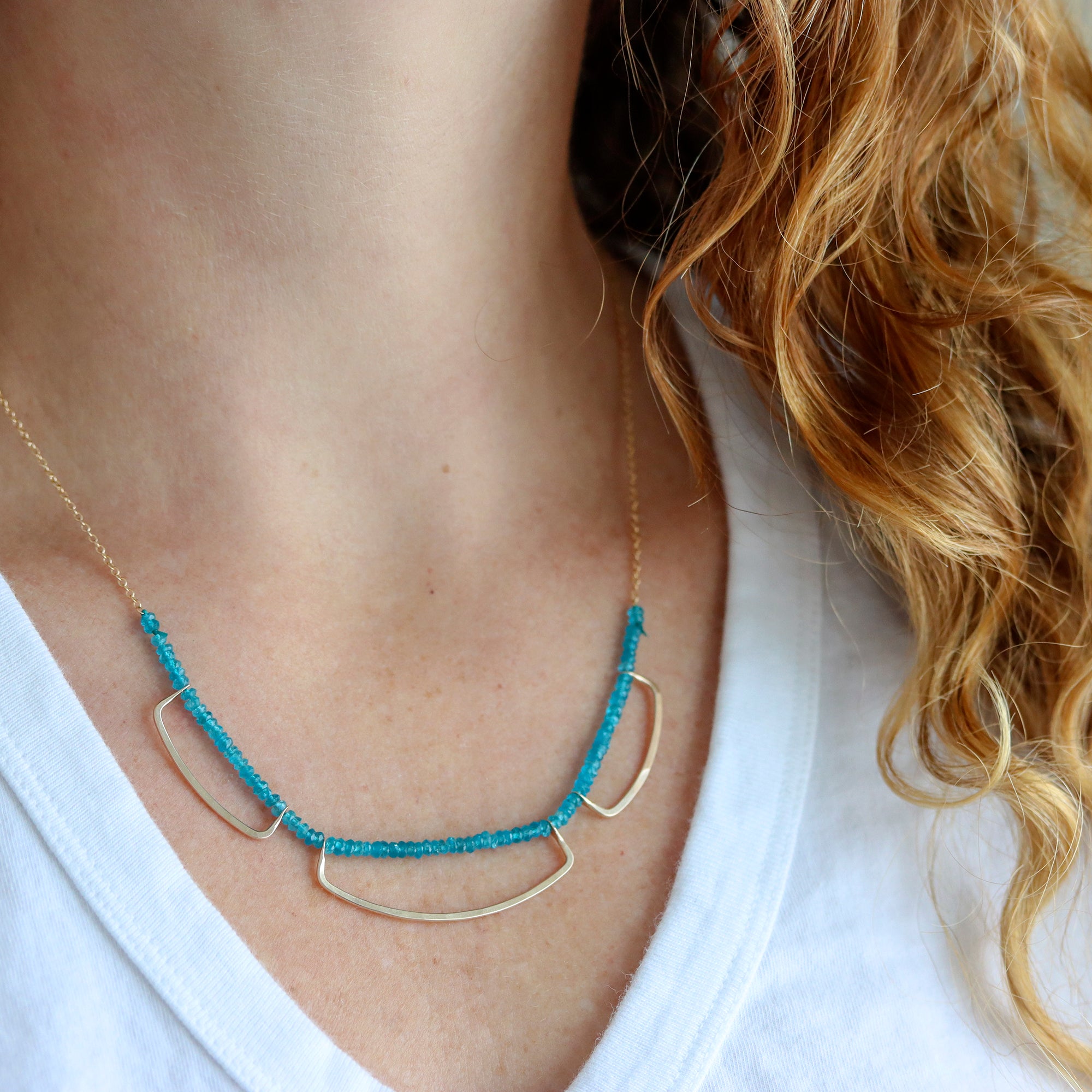 Valkyrie Necklace With Apatite