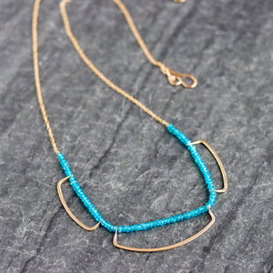 Valkyrie Necklace With Apatite
