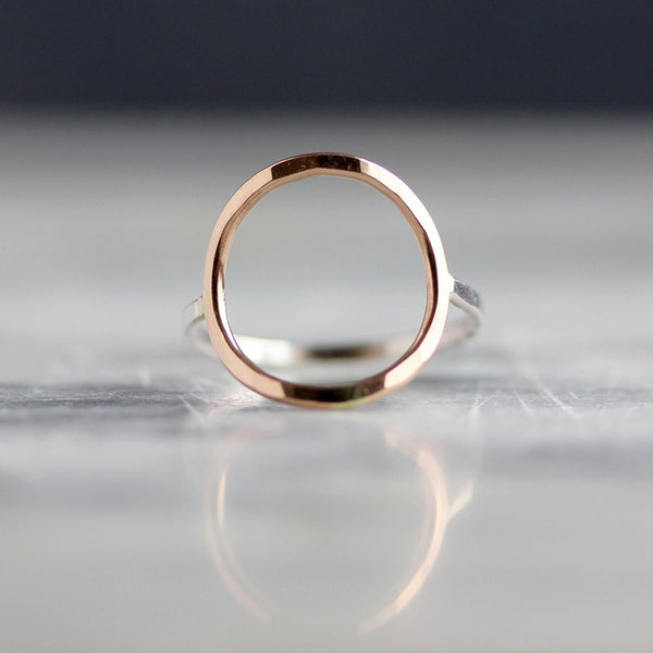 Circle Ring - Handmade Simple Geometric Ring - Rebecca Haas Jewelry