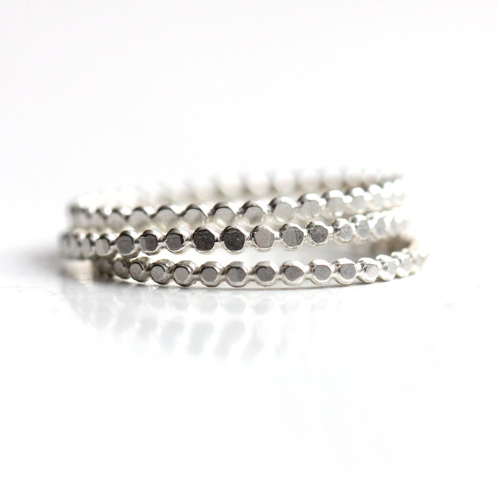 Orbit Stacking Rings - Dotted Minimalist Geometric Stacking Ring ...