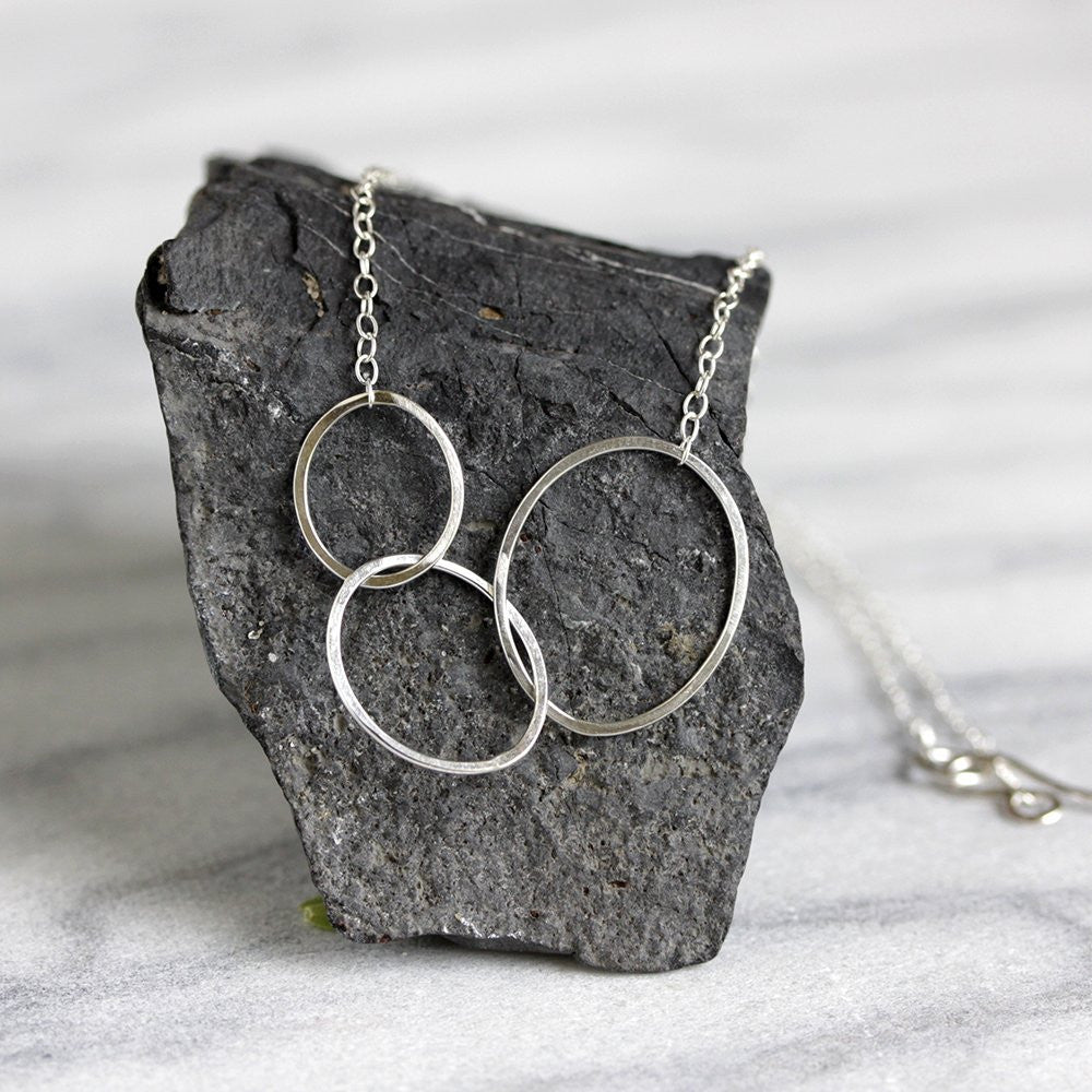 Stream Necklace - Simple Asymmetrical Necklace, Great For Layering