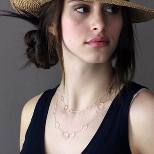 Amelia Necklace in sterling silver | Rebecca Haas Jewelry