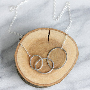 Stream Necklace - Simple Asymmetrical Necklace, Great For Layering