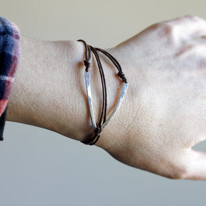 Wish Bracelet - Wishbone Inspired Boho Geometric Wrap Bracelet